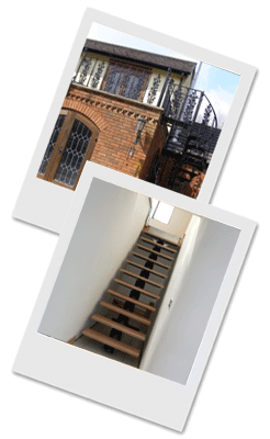 Wrought Iron Staircases - Condover Forge Shrewsbury