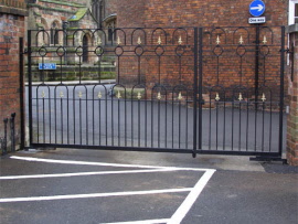 Wrought Iron Railings - Condover Forge Shrewsbury