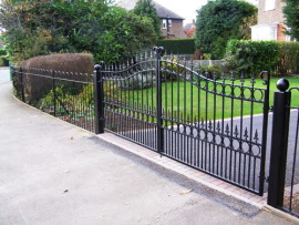 Wrought Iron Railings - Condover Forge Shrewsbury