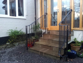 Wrought Iron Handrails - Condover Forge Shrewsbury