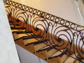 Wrought Iron Stairs - Condover Forge Shrewsbury