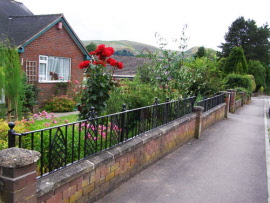 Gothic Style Railings - Condover Forge Shrewsbury