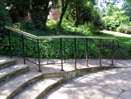 Gothic Style Railings - Condover Forge Shrewsbury