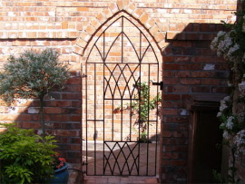 Gothic Style Gate - Condover Forge Shrewsbury