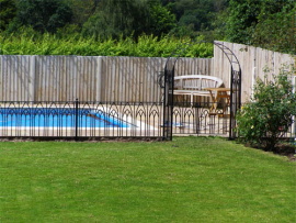 Gothic Style Railings - Condover Forge Shrewsbury