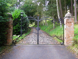 Wrought Iron Railings - Condover Forge Shrewsbury