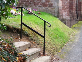 Wrought Iron Handrails - Condover Forge Shrewsbury