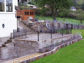 Wrought Iron Railings - Condover Forge Shrewsbury