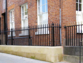 Wrought Iron Railings - Condover Forge Shrewsbury