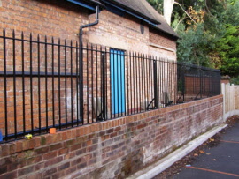 Wrought Iron Railings - Condover Forge Shrewsbury