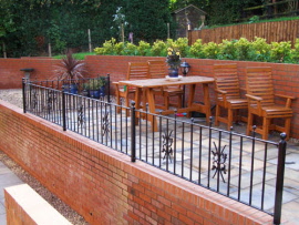 Wrought Iron Railings - Condover Forge Shrewsbury