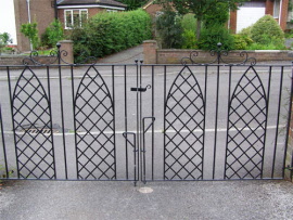 Wrought Iron Railings - Condover Forge Shrewsbury