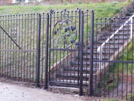 Wrought Iron Railings - Condover Forge Shrewsbury