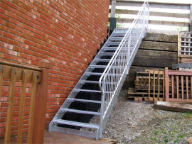 Wrought Iron Stairs - Condover Forge Shrewsbury