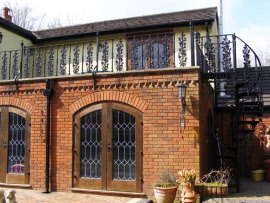 Wrought Iron Stairs - Condover Forge Shrewsbury