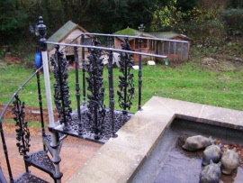 Wrought Iron Stairs - Condover Forge Shrewsbury