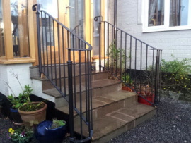 Wrought Iron Handrails - Condover Forge Shrewsbury